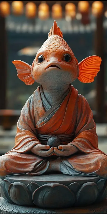 fond d ecran mobile animal meditation 44