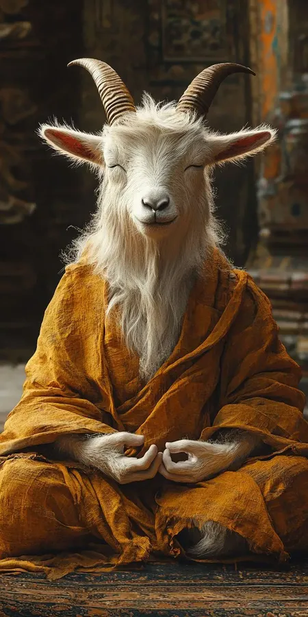 fond d ecran mobile animal meditation 48