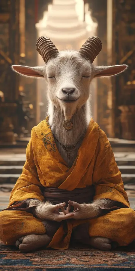 fond d ecran mobile animal meditation 51