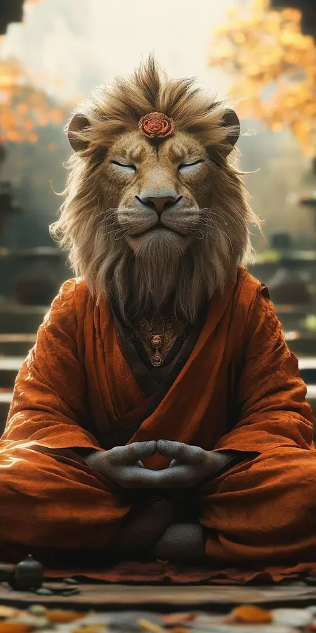 fond d ecran mobile animal meditation 55