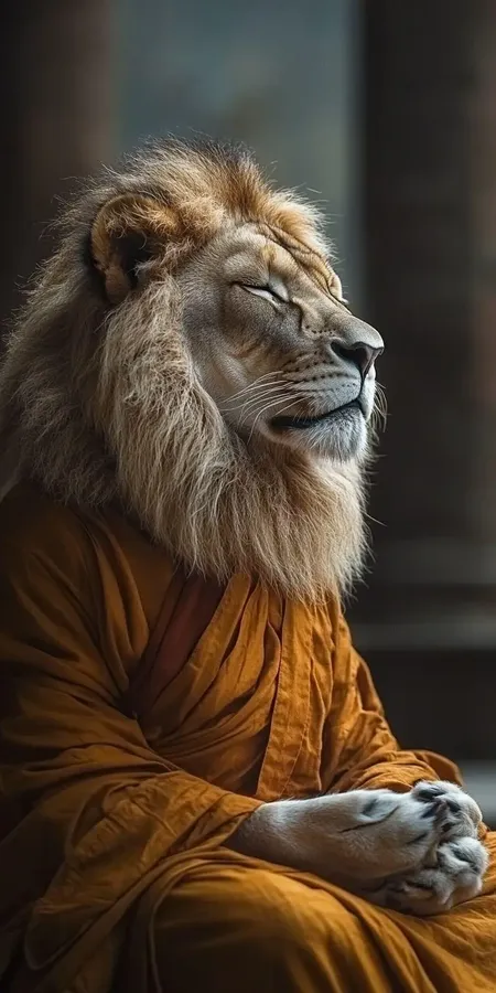 fond d ecran mobile animal meditation 57