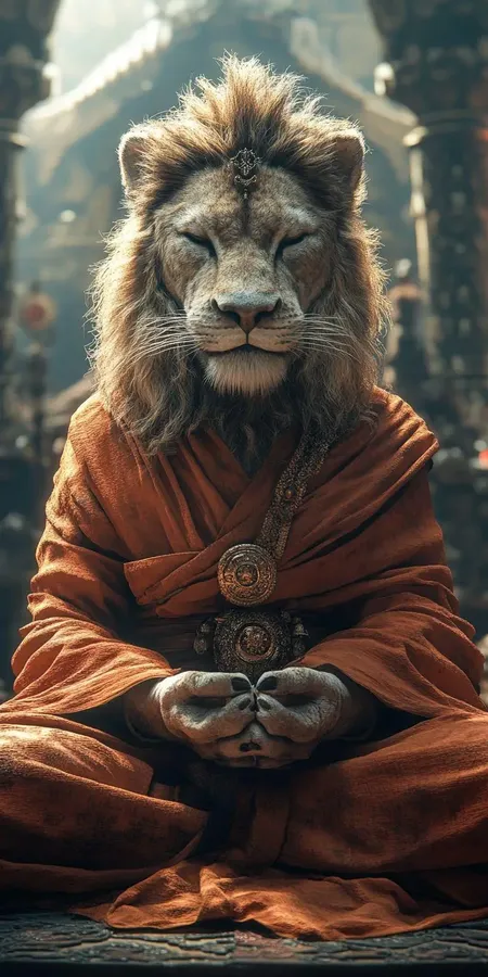 fond d ecran mobile animal meditation 60