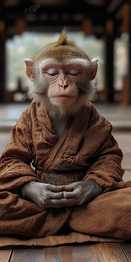 fond d ecran mobile animal meditation 61