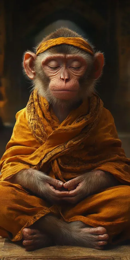 fond d ecran mobile animal meditation 62