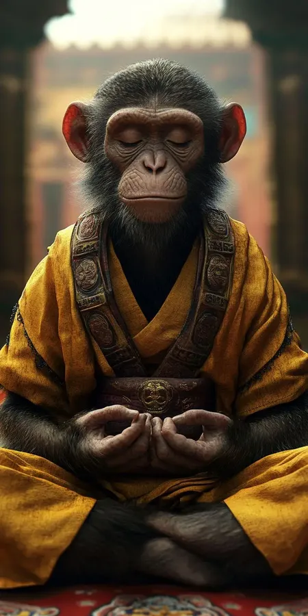 fond d ecran mobile animal meditation 63