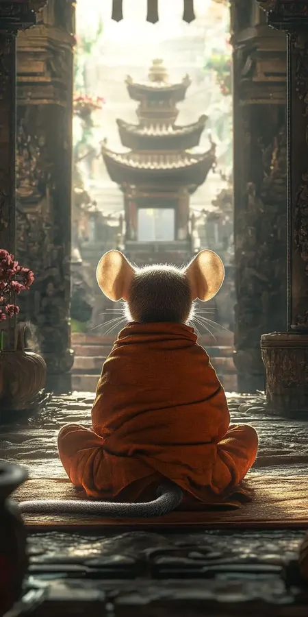 fond d ecran mobile animal meditation 70