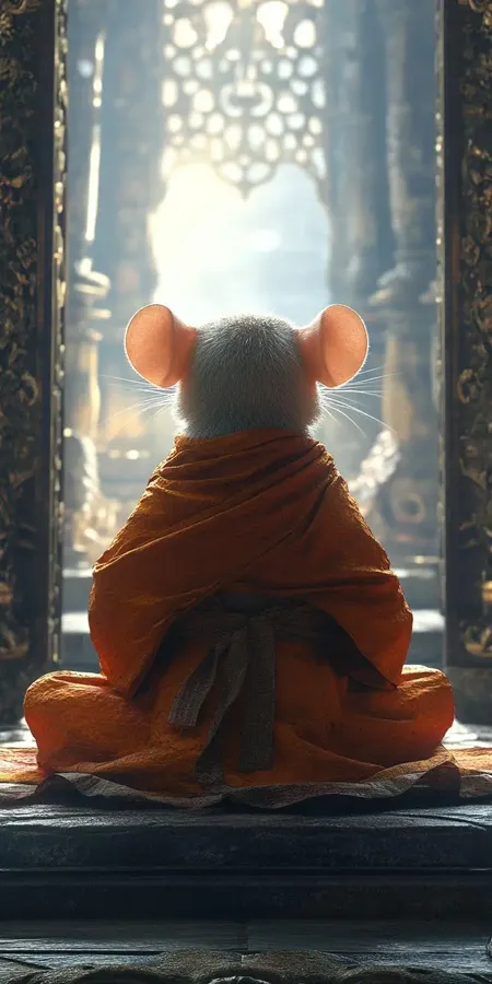 fond d ecran mobile animal meditation 75