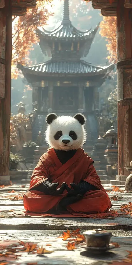 fond d ecran mobile animal meditation 78