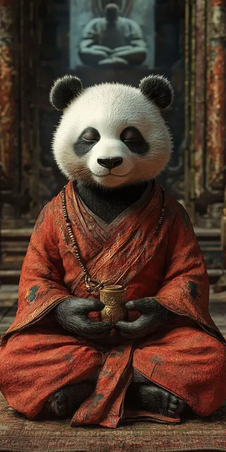 fond d ecran mobile animal meditation 79