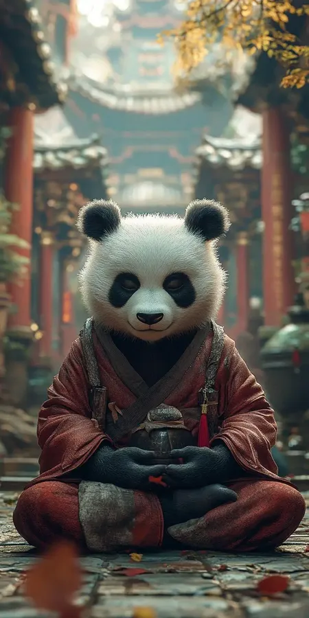 fond d ecran mobile animal meditation 80