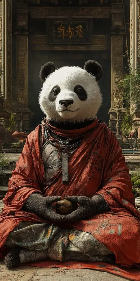 fond d ecran mobile animal meditation 81