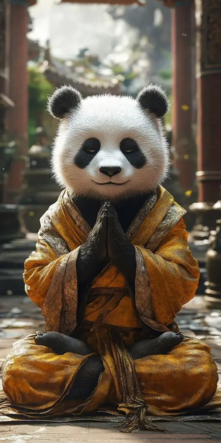 fond d ecran mobile animal meditation 84