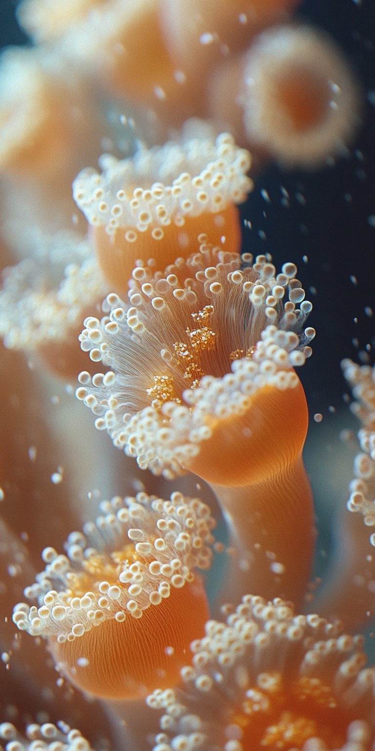 fond d ecran anemone de mer pour mobile 1