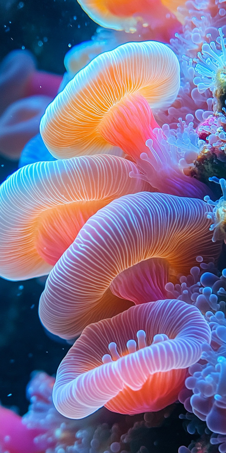 fond d ecran anemone de mer pour mobile 4