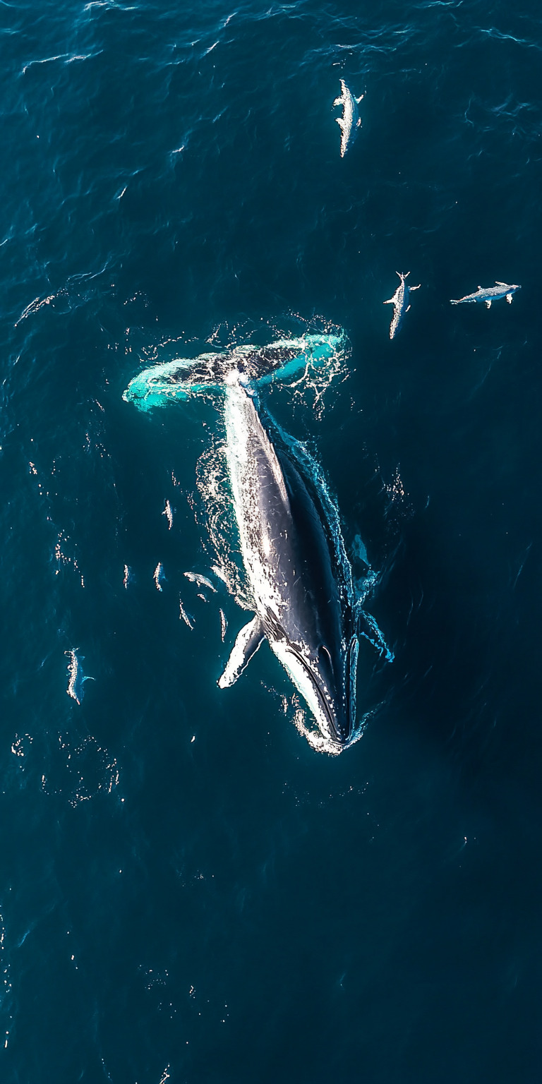 Fond d'écran baleine pour mobile 2