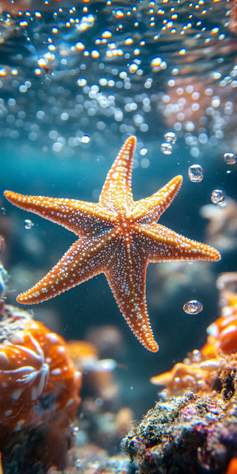 Fond d'écran etoile de mer pour mobile 5