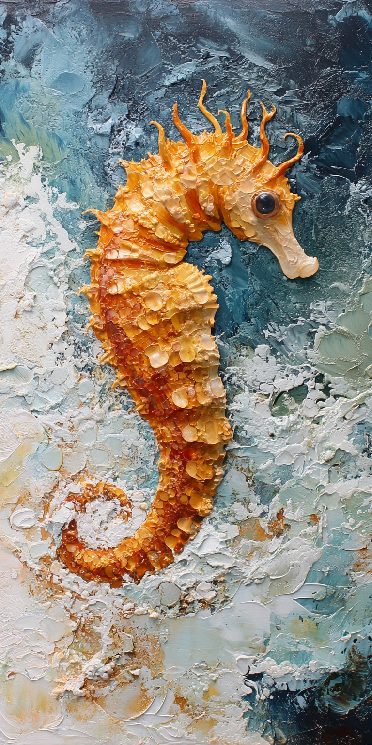 Fond d'écran hippocampe pour mobile 1