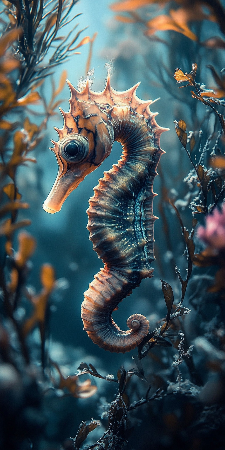 Fond d'écran hippocampe pour mobile 10