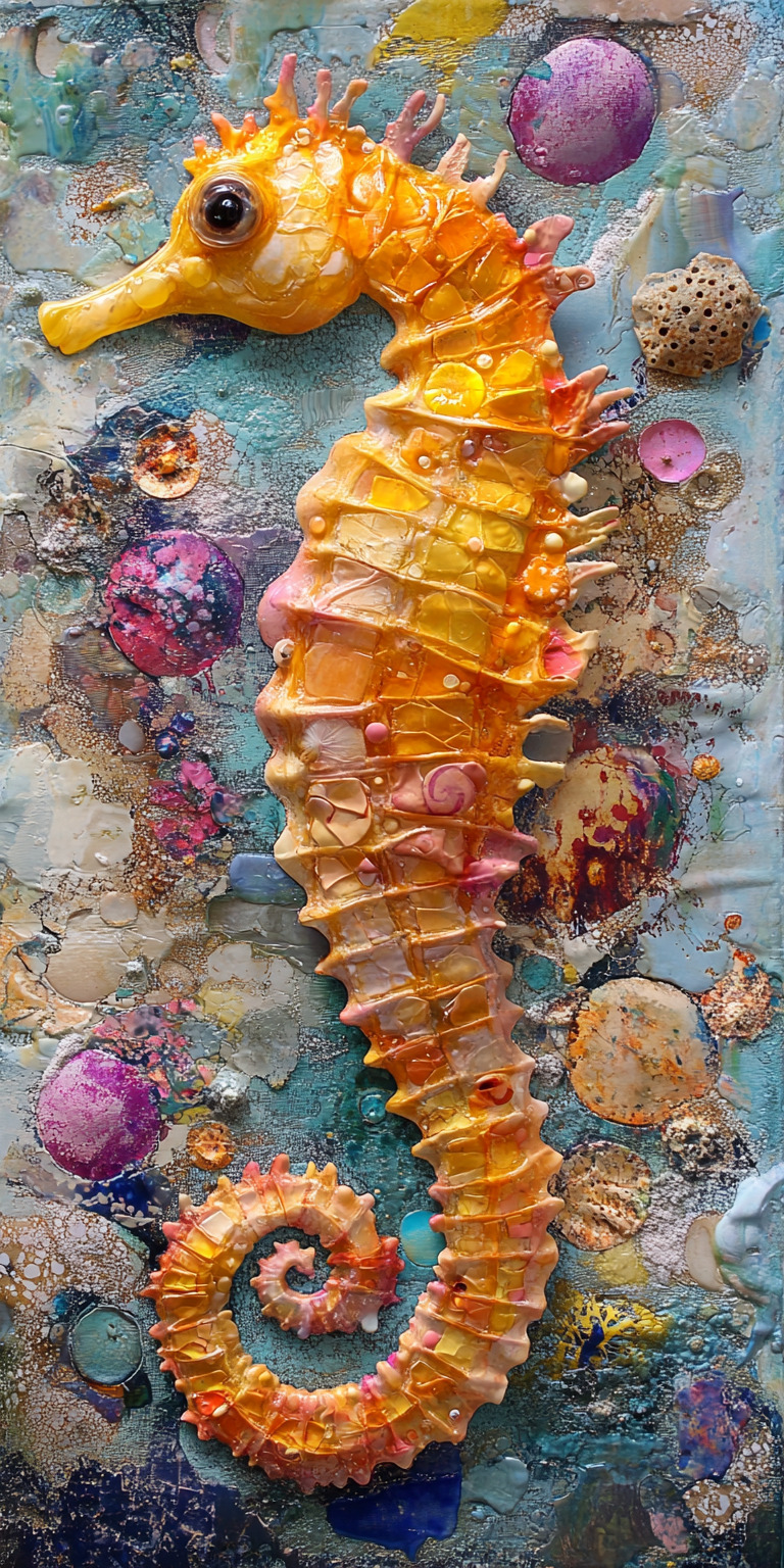 Fond d'écran hippocampe pour mobile 3