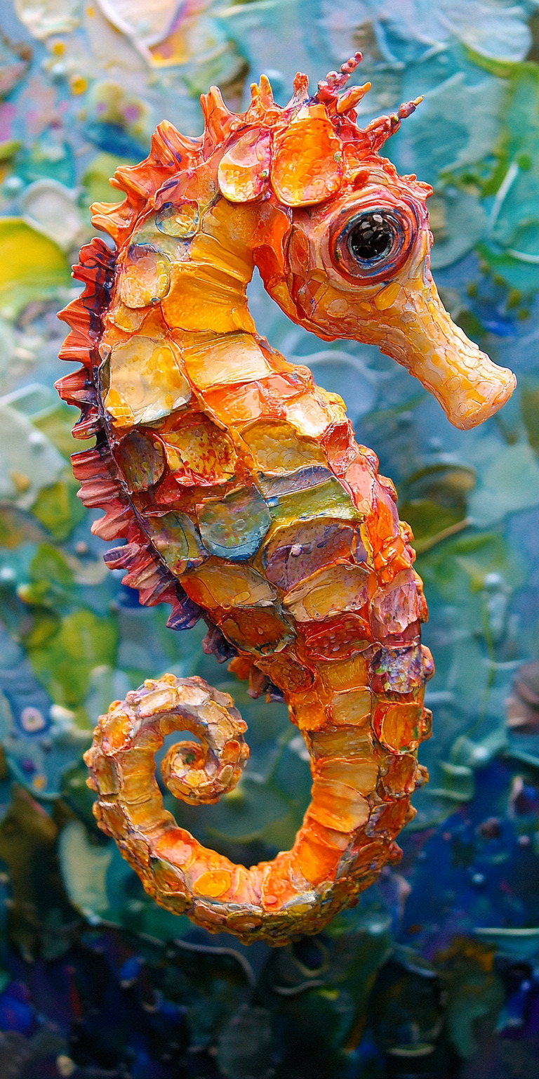 Fond d'écran hippocampe pour mobile 8