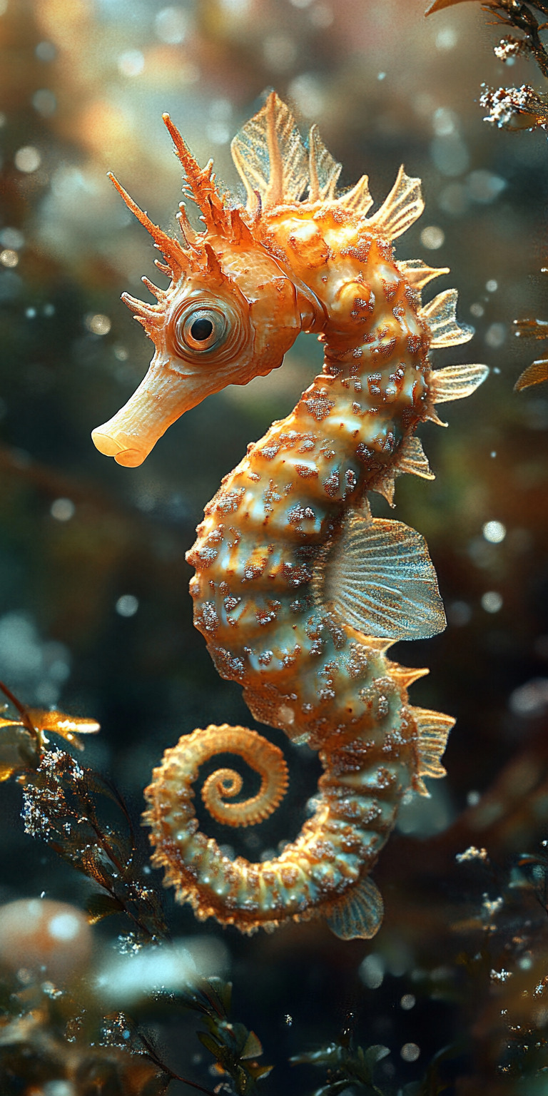 Fond d'écran hippocampe pour mobile 9