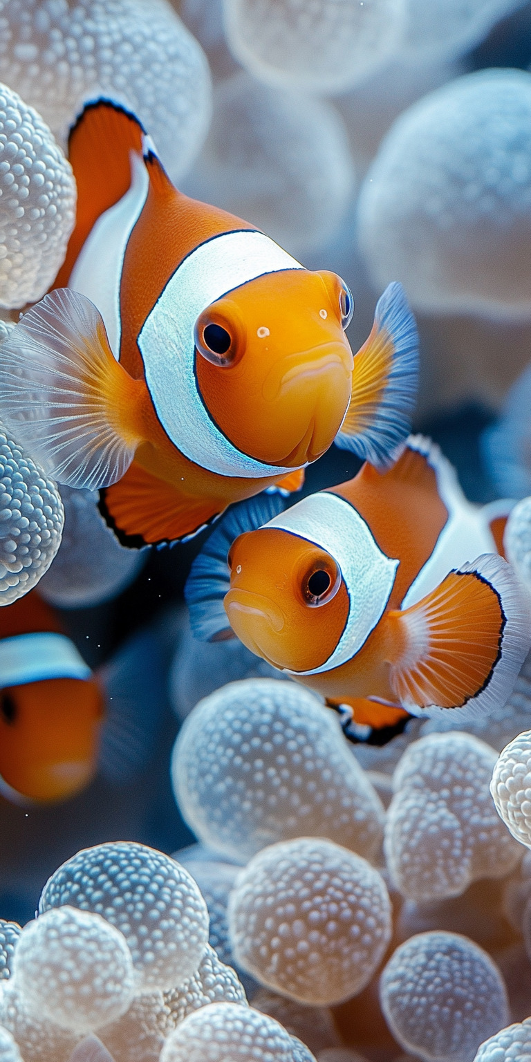 Fond d'écran poisson clown pour mobile 4