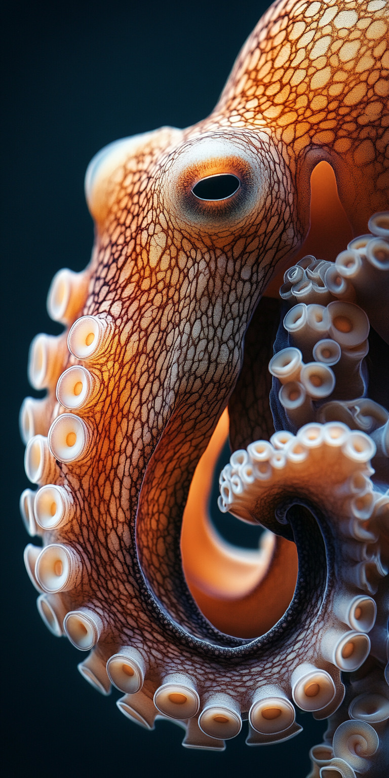 Fond d'écran poulpe pour mobile 5