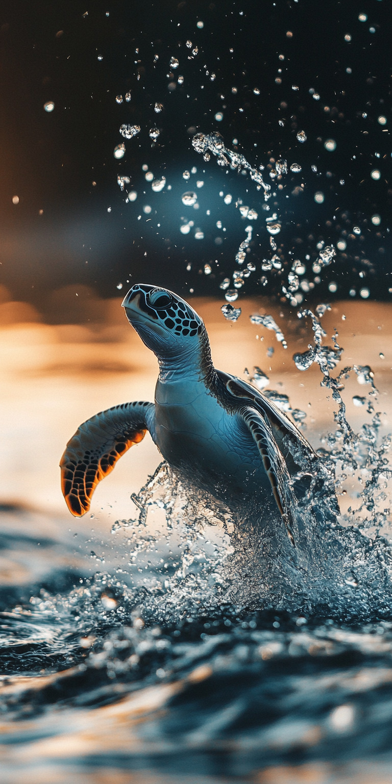 Fond d'écran tortue pour mobile 14