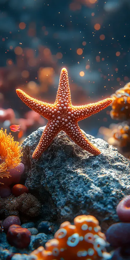 fond d ecran etoile de mer pour mobile 1