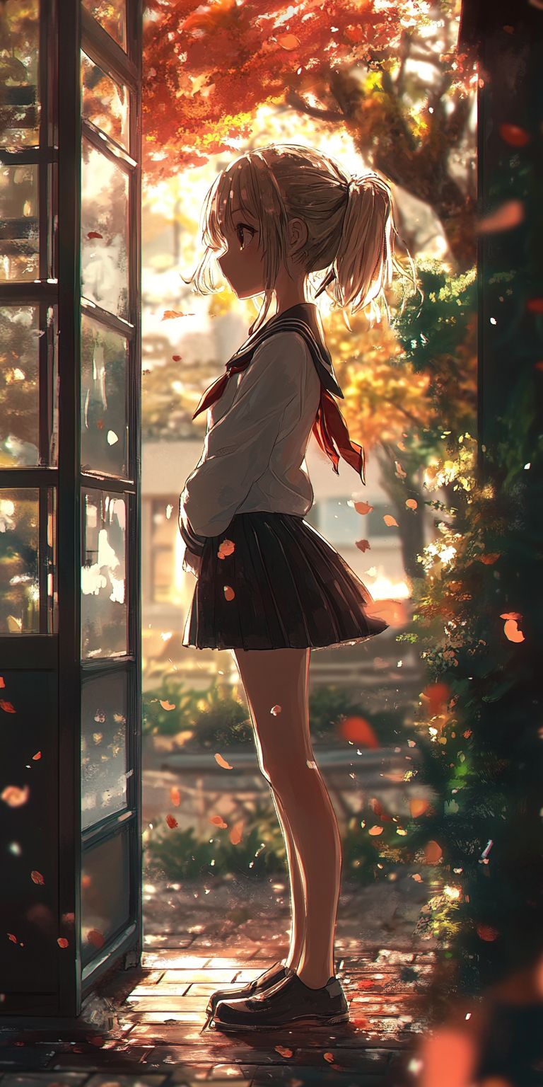 Fond d'écran anime girls pour mobile 49