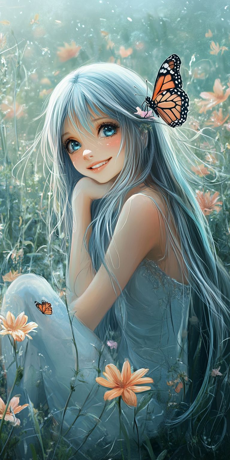 Fond d'écran anime girls pour mobile 77