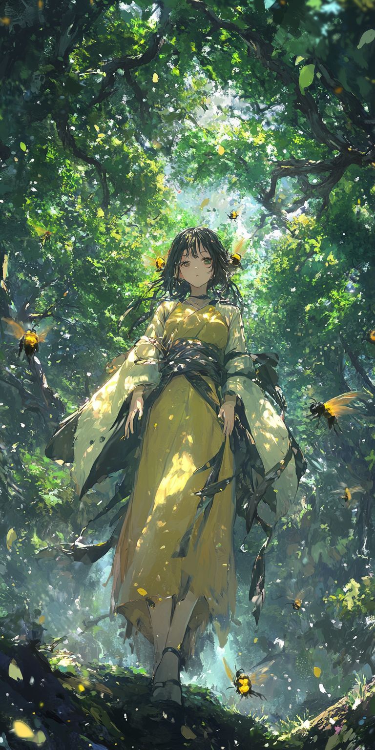 Fond d'écran anime girls pour mobile 90