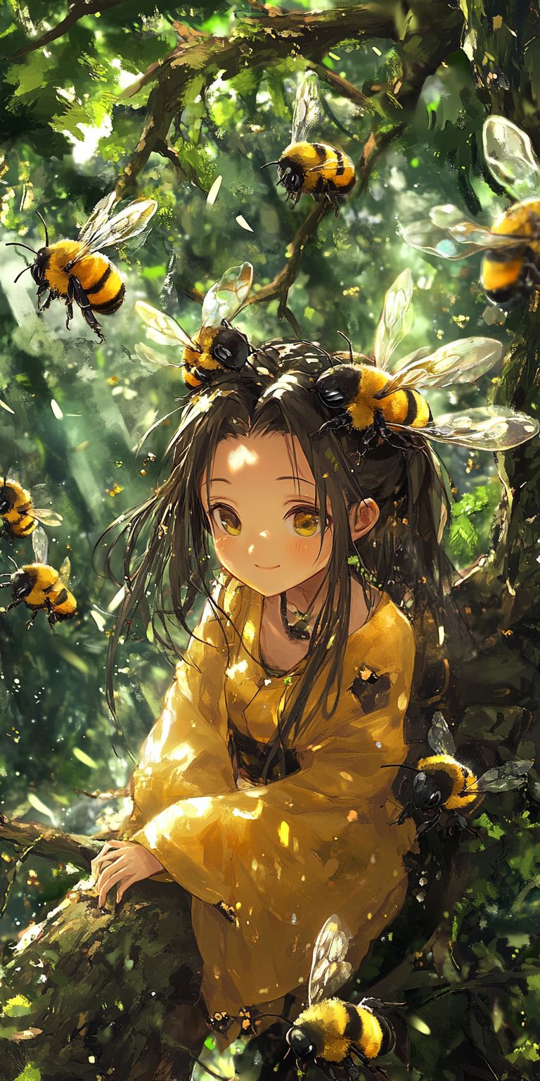 Fond d'écran anime girls pour mobile 91