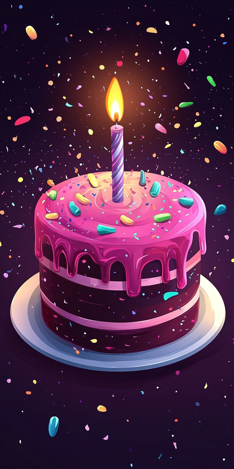 Fond d'écran anniversaire pour mobile 36
