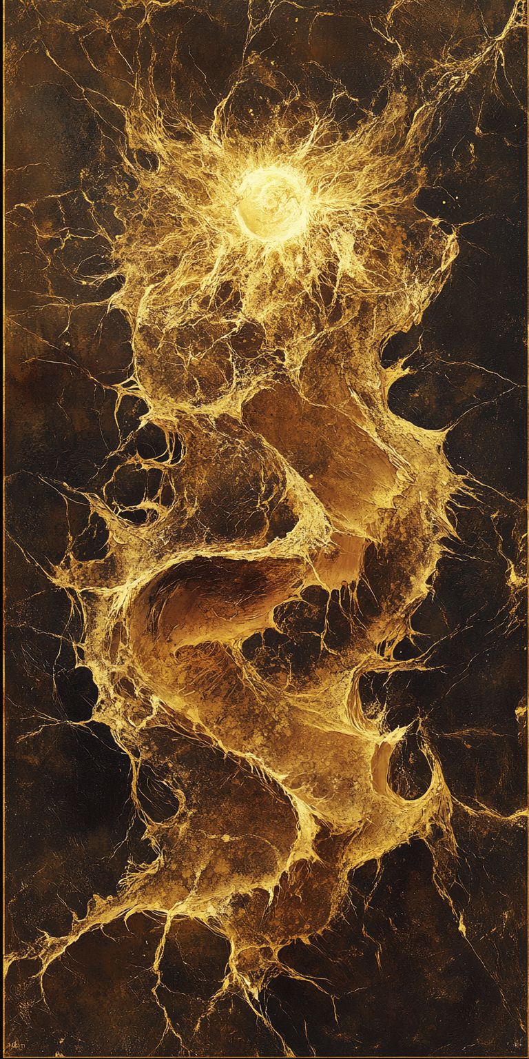 fond d ecran mobile abstrait creation noir et or par ange-lina 100