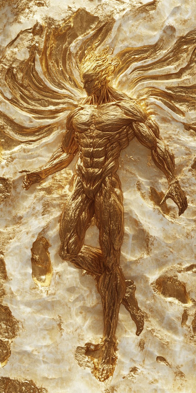 fond d ecran mobile abstrait creation noir et or par ange-lina 29