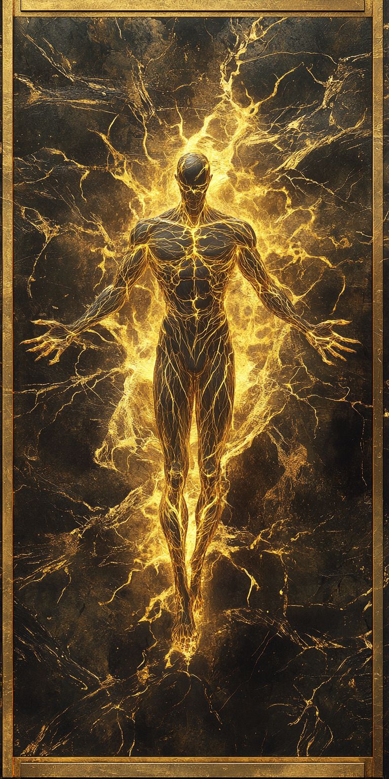 fond d ecran mobile abstrait creation noir et or par ange-lina 35