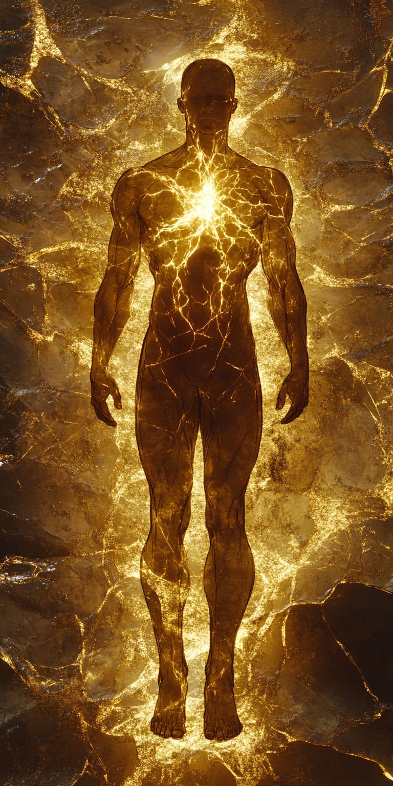 Fond d'écran mobile abstrait creation noir et or par ange lina 48