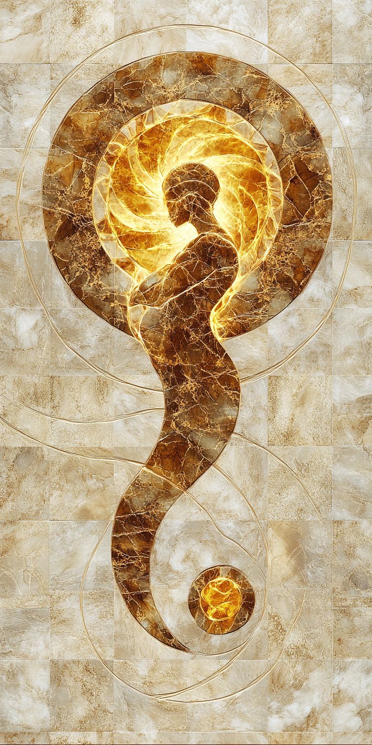 Fond d'écran mobile abstrait creation noir et or par ange lina 50