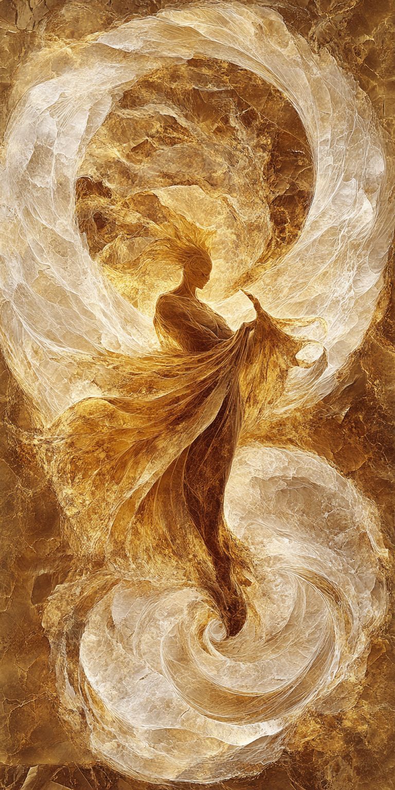 Fond d'écran mobile abstrait creation noir et or par ange lina 52