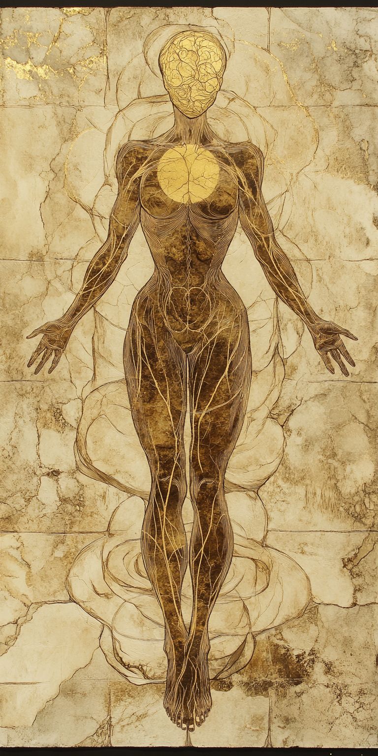 Fond d'écran mobile abstrait creation noir et or par ange lina 62