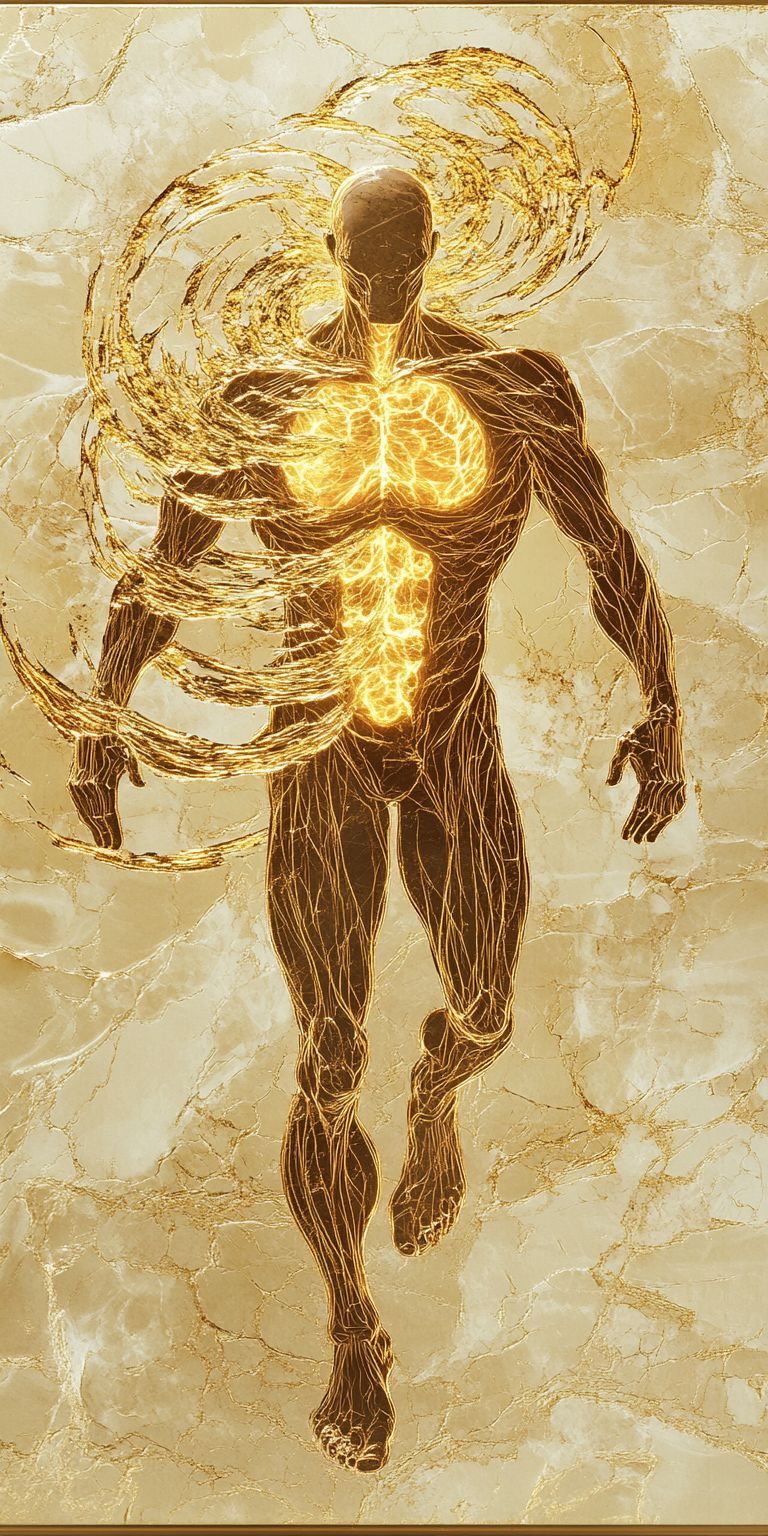 Fond d'écran mobile abstrait creation noir et or par ange lina 70