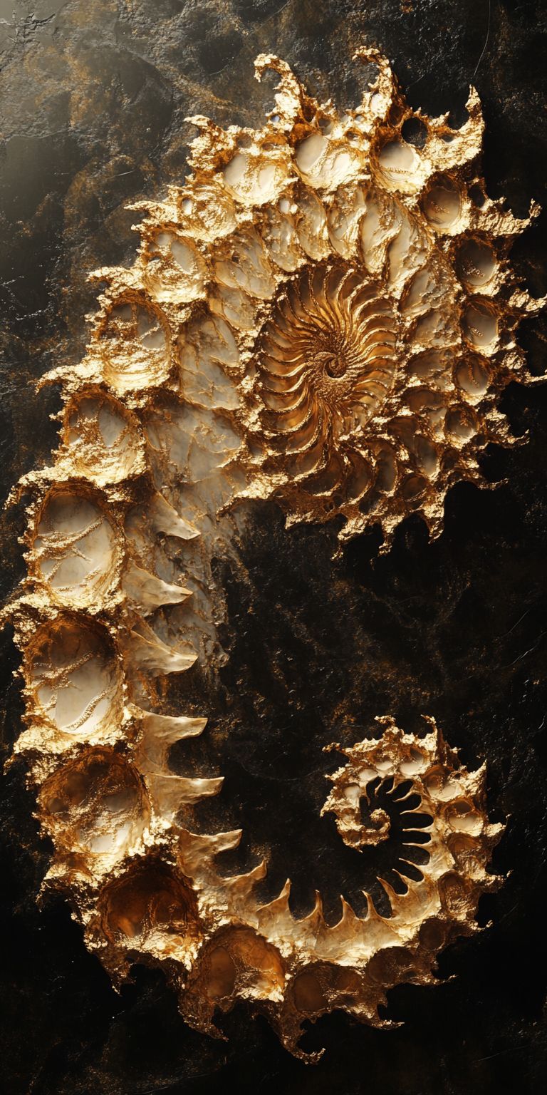 fond d ecran mobile abstrait creation noir et or par ange-lina 8