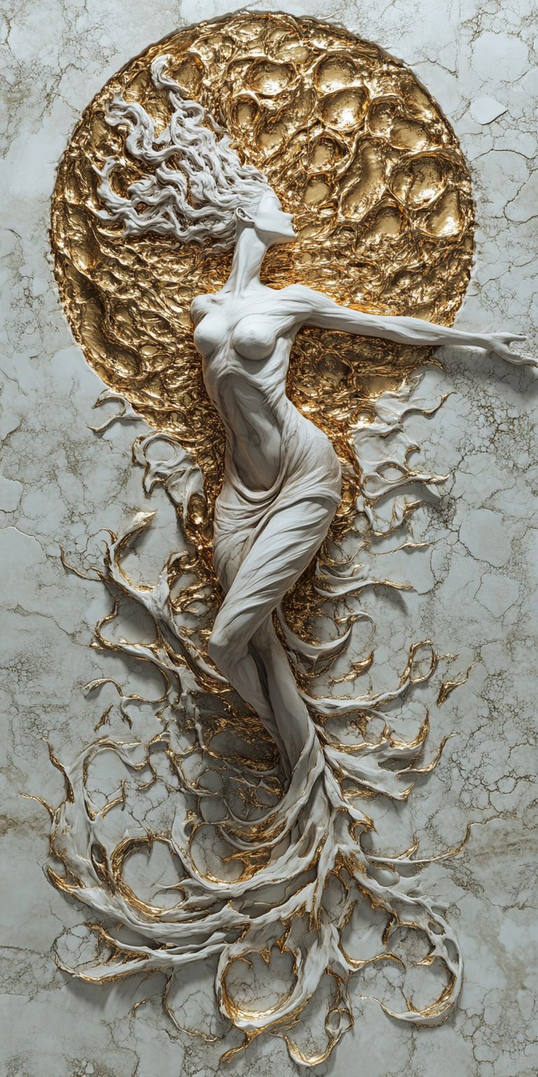 fond d ecran mobile abstrait creation noir et or par ange-lina 90