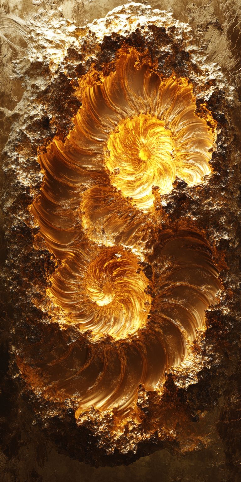 fond d ecran mobile abstrait creation noir et or par ange-lina 91