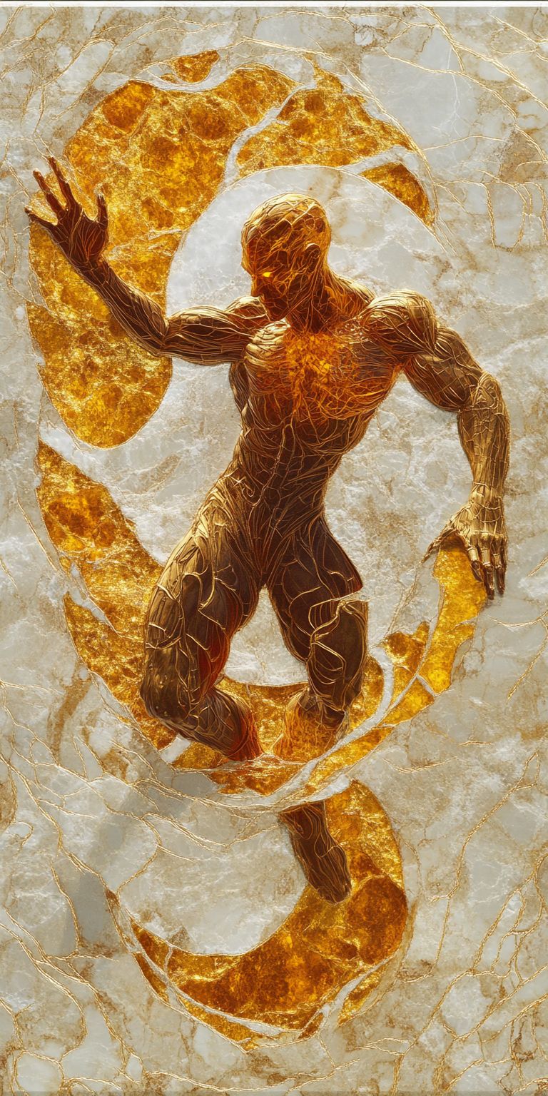 fond d ecran mobile abstrait creation noir et or par ange-lina 92