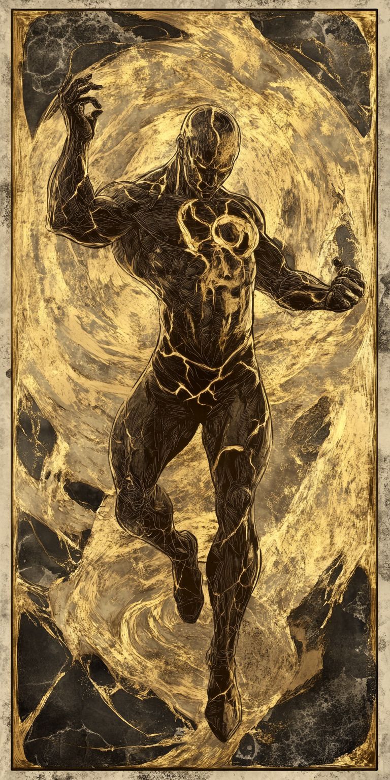 fond d ecran mobile abstrait creation noir et or par ange-lina 93