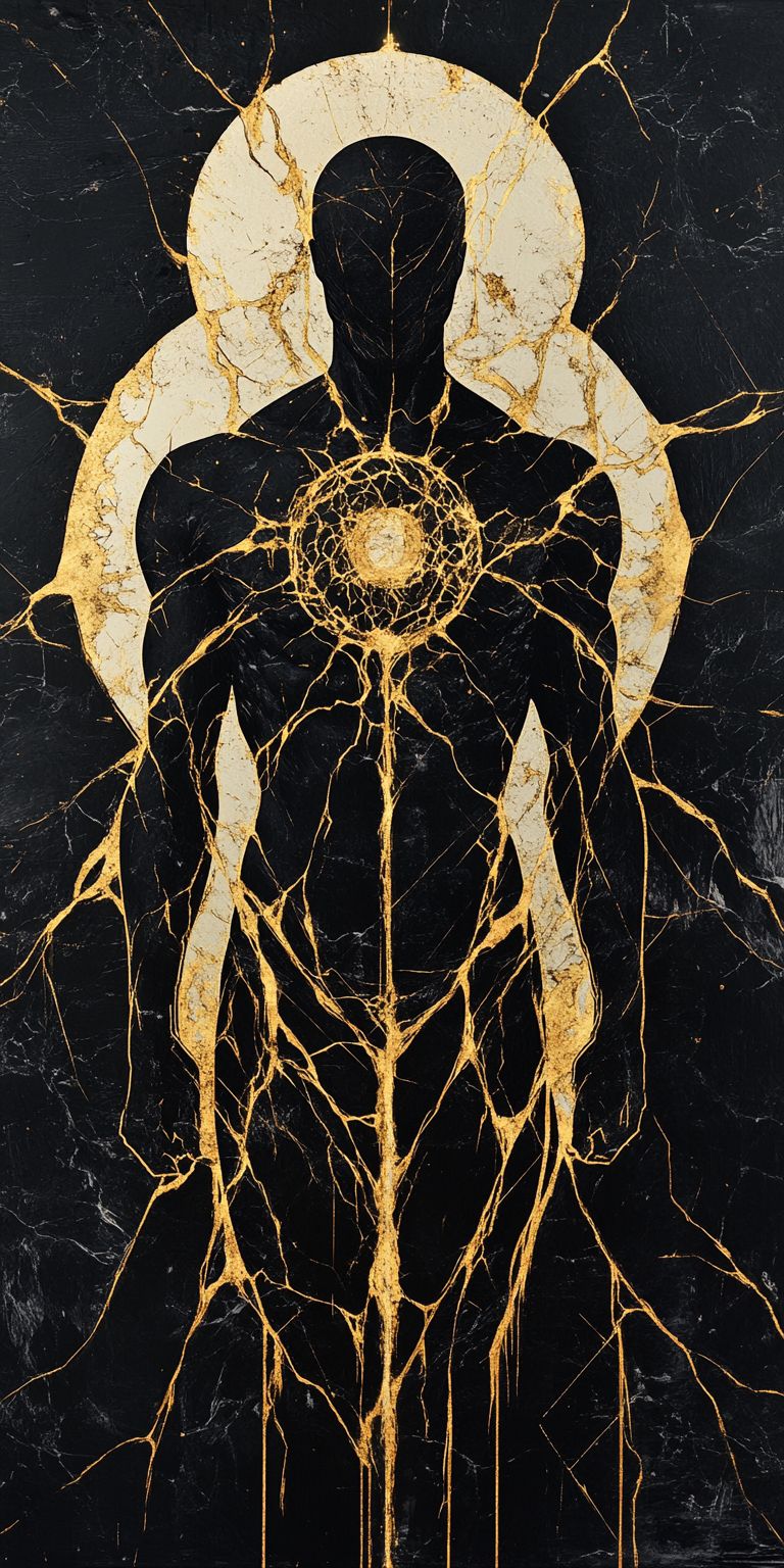 fond d ecran mobile abstrait creation noir et or par ange-lina 96