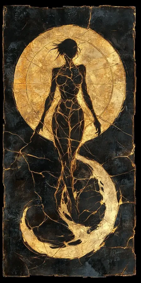 fond d ecran mobile abstrait creation noir et or par ange-lina 61