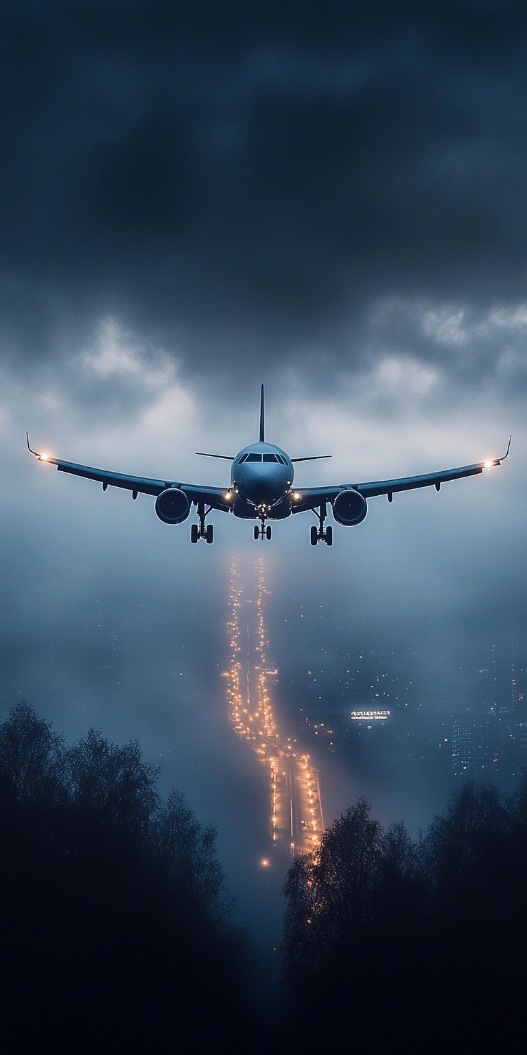 Fond d'écran mobile avion de ligne 11